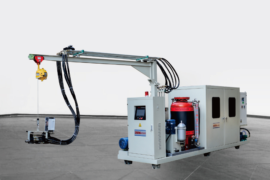 Cyclopentan poliuretan de injecție de injecție de spumare de înaltă presiune cu pistă